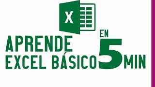 APRENDE EXCEL BÁSICO FÁCIL Y RÁPIDO PARA PRINCIPIANTES EN 5 MINUTOS