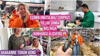 BAŞ BAŞA DEV ALIŞVERİŞEŞİMİN UNUTULMAZ SÜRPRİZİ️BABAANNE TORUN GÜNÜ