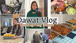 THANKSGIVING DAWAT IN AMERICA GRAND DAWAT/ FAMILY REUNION/ POTLUCK / VLOG#thanksgiving #dawatvlog