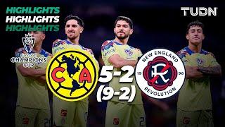 HIGHLIGHTS - América (9)5-2(2) New England | CONCACHAMPIONS 2024 | TUDN