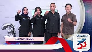 POLRESTABES SURABAYA - UCAPAN SELAMAT HUT ke-33 HARIAN SURYA