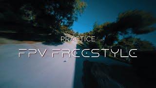 FPV Freestyle practice routine | NO Stab.