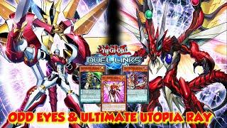 ODD EYES & ULTIMATE UTOPIA RAY DECK DUEL LINKS RANKED DUEL REPLAY + DECKLIST [YU GI OH! DUEL LINKS]