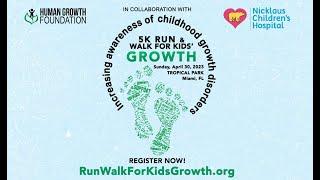 12th Annual Walk for Kids' Growth - Miami 2023