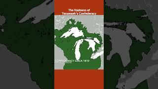 The Vastness of Tecumseh's Native American Confederacy #warof1812 #nativeamericanhistory