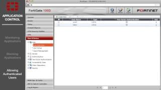 FortiGate Application Control