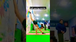 Exercise for SPLITTING.. #yoga #splitting #motivation #legmuscles #youtubeshorts #influencer #song