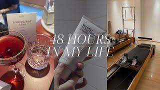 48hrs Vlog | bachelorette planning, pilates, pedicure & kir royale