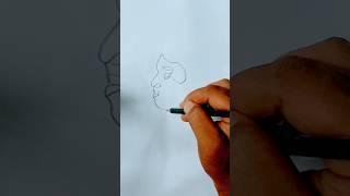 one line viral face art 2023#viral #drawing #art #shorts