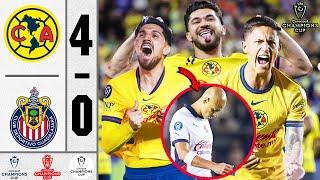 Club America vs Chivas 4-0 Resumen Y Goles COMPLETO  Copa de Campeones Concacaf 2025 HD