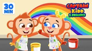 Captain Kidd and Friends Full Episodes - Kiddopia - Cartoon For Kids Compilation