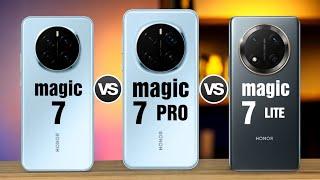 Honor Magic 7 5G Vs Honor Magic 7 Pro 5G Vs Honor Magic 7 Lite 5G