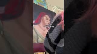 professor gave me some corrections on my self-portrait painting... #art #oilpainting