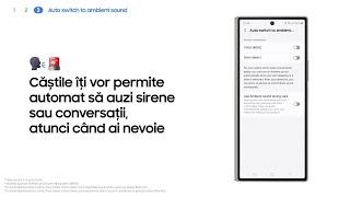 Galaxy Buds3 Pro: Cum să folosești Controlul Adaptabil al Zgomotului | Samsung