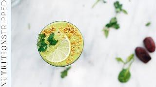 How To Make  A Stripped Green Smoothie | Nutrition Stripped