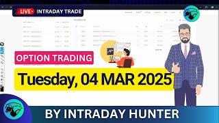 Live Bank Nifty Option Trading  | Intraday Trading by Intraday Hunter