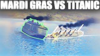 Mardi Gras VS Titanic | Tiny Sailors World | With Ozzers Oz