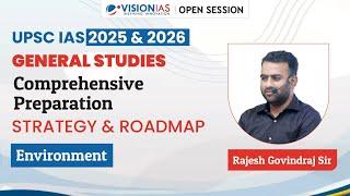 UPSC IAS 2025 & 2026 | General Studies I Comprehensive Preparation Strategy & Roadmap | Environment