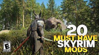 20 NEW Must Have Skyrim Mods I NEVER Play Without in 2024!