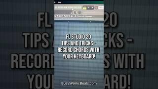 Fl studio 20 Tips and Tricks - Record chords with your keyboard!