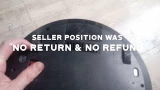 What happens when you buy 2800Pa robot vacuum cleaner from AliExpress
