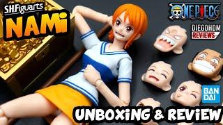 NAMI One Piece SH Figuarts Unboxing e Review BR