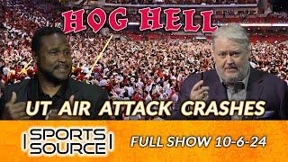 HOG HELL! UT AIR ATTACK CRASHES - THE SPORTS SOURCE FULL SHOW (10-6-24)