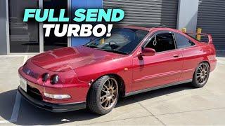 B18C Turbo Integra Ripping on the street