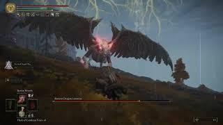 Ancient Dragon Lansseax Boss Fight Gameplay - Elden Ring