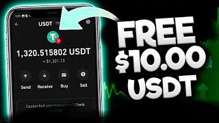 FREE $10.00 USDT || no minimum withdraw || Free USDT Mining Site 2024 no investment