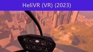 I give "HeliVR Simulator" (PC VR Quest 2 Airlink) 30 minutes!