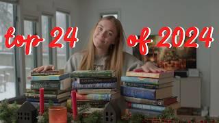 my top 24 books of 2024 ️ | bookmas day 11