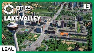 Detallando la nueva zona urbana de la ciudad | LAKE VALLEY EP13 [Cities Skylines 2]