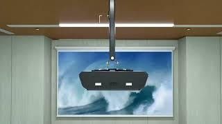 suptek Projector Ceiling Mount Bracket Fits Flat (PR05B)