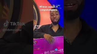 Winner SYA Mosha big brother season 4 mc junior#bigbrothermzansiseason4 #fyp  #mcjuniorbbmzansi