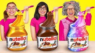 KITCHEN BATTLE: GRANDMA vs. MOM vs. ME!  Cooking Gadgets & Creative Hacks! Family Fun by 123 GO!