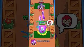 Colt Hypercharge VS Normal Super Damage test #shorts #brawlstars