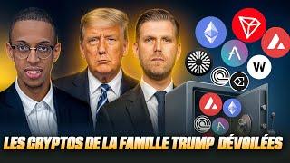 LES CRYPTOS DE LA FAMILLE TRUMP DÉVOILÉES ( IL Y A UNE PÉPITE ) : ON PARLE DE 387 MILLIONS $