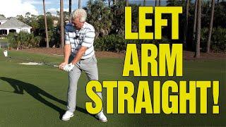  Little Known SECRET Keeps the Left Arm Straight in Your Golf Swing! 