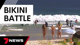 Gold Coast afire with debate over banning G-string bikinis in the streets | 7 News Australia