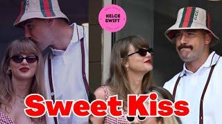 OMG!! Travis Kelce KISSES Taylor Swift as they ATTEND the US Open Men’s Finals