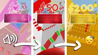 (roblox asmr ) MY KEYBOARD GETS MORE *EXPENSIVE* EACH TOWER...