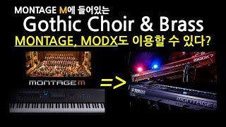 [사운드메이킹] 야마하 MONTAGE M에 내장된 Gothic Choir & Brass | MONTAGE, MODX로 재현해본다? | Feat. 박홍기의 신디플레이