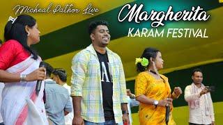 Micheal Pathor Live At Margherita Central Karam Festival || Live Jhumur Songs || AB Creation