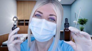 ASMR Ear Exam & Deep Ear Cleaning - Impacted Wax - Otoscope, Fizzy Drops, Brushing, Picking, Gloves