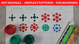 Zero to Hero - (5) - Dot mandala - Simple Patterns - For beginners - 2023 - ATM Creations