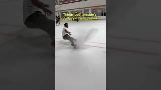 Things you shouldn’t do on an ice rink #skating #iceskating #skate #hockey #figureskating y