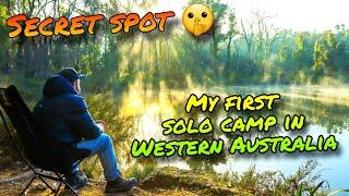 my first solo camp in Western Australia