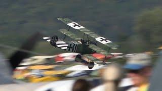 Low Flying Fokker Dr.1 Attacks Flak Position | Hahnweide 2019