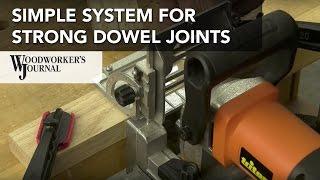 Strong and Simple Dowel Joints with Triton Doweling Joiner